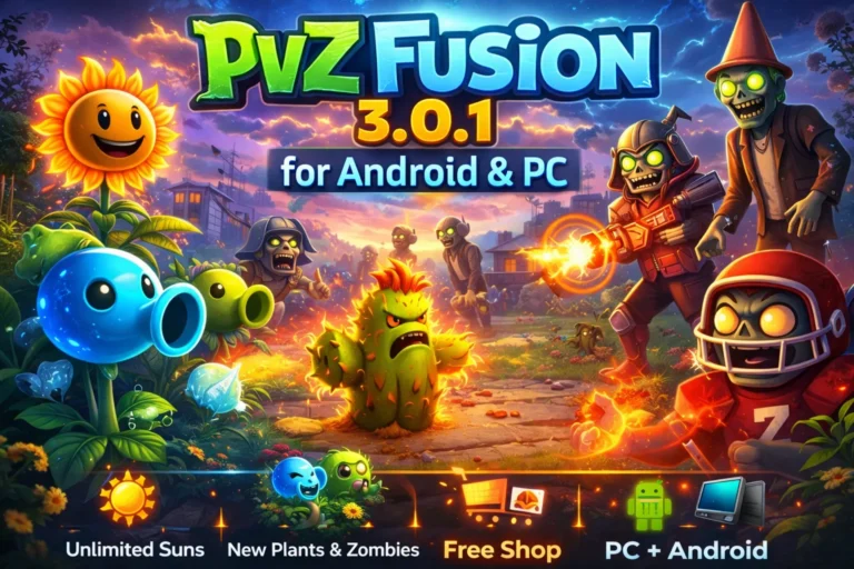 PvZ Fusion 3.0.1 apk For Andorid and PC