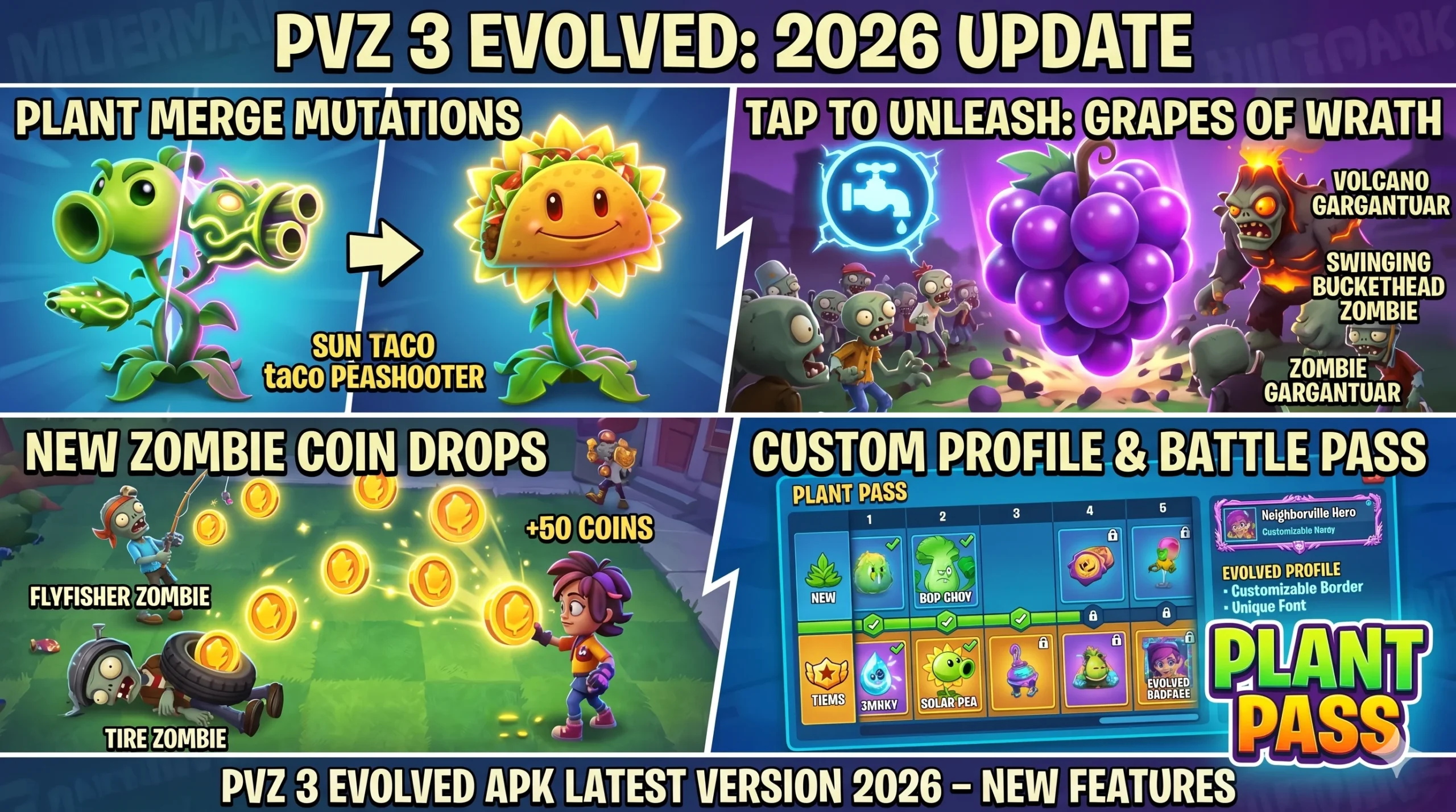 PVZ 3 Evolved Apk for Android